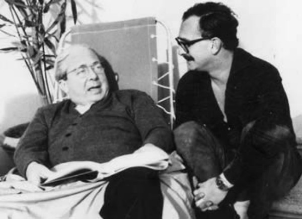 Con Leo Szillard, che con Einstein firmò la lettera a Roosevelt che diede inizio al progetto Manhattan