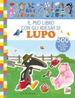 Il mio libro con gli adesivi di Lupo
