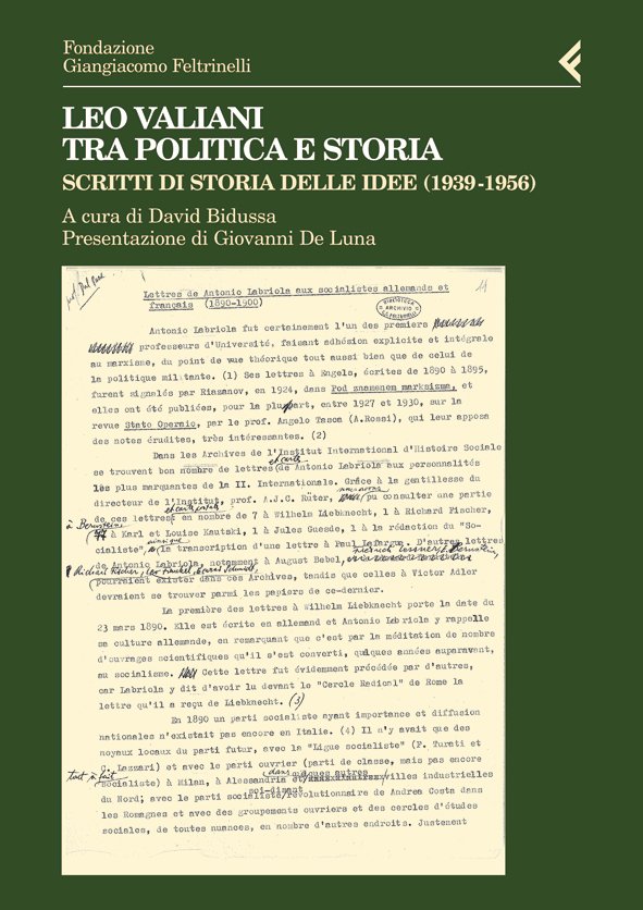 Leo Valiani. Tra politica e storia