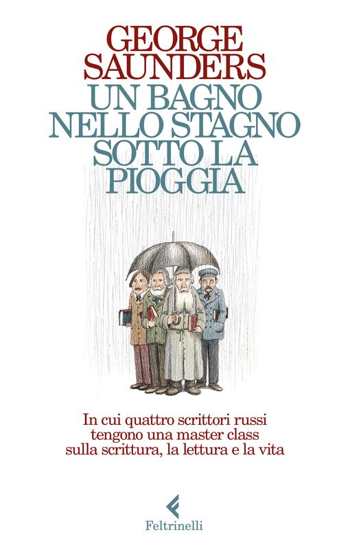 Un bagno nello stagno sotto la pioggia