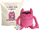 Peluche Mostro dei Colori ROSA - con borsa