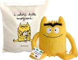 Peluche Mostro dei Colori GIALLO - con borsa