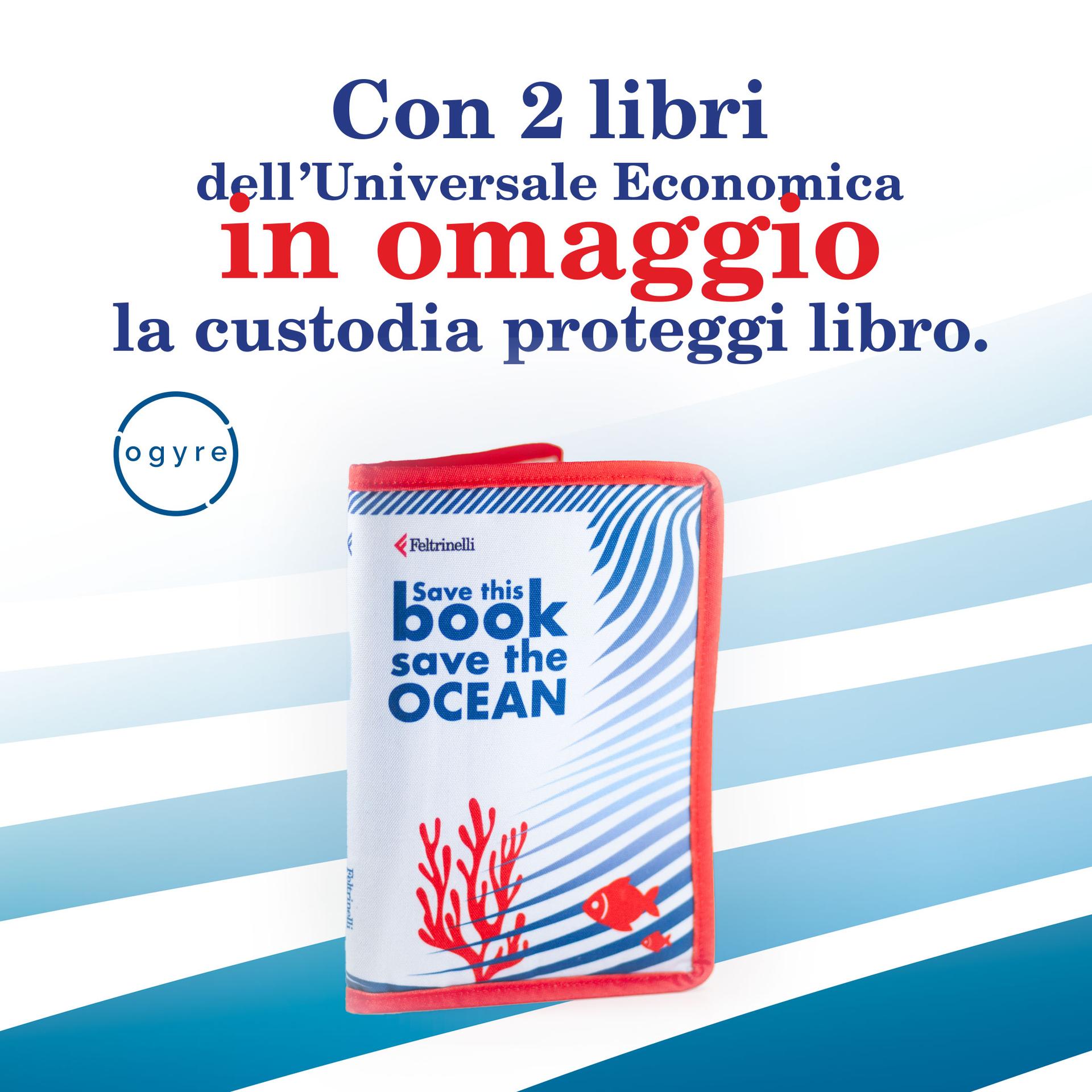 La custodia proteggi libro dell’estate. Realizzata in tessuto con il 100% di fibre riciclate