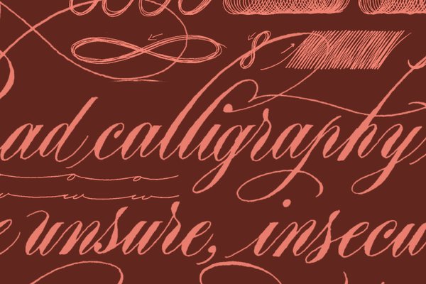 La grammatica della calligrafia – Fogli per esercizi