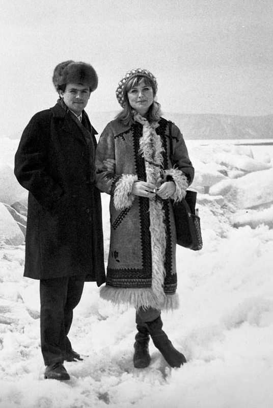 Irkutsk, sul Lago Baikal, Siberia, 1969. Con Sergej. 