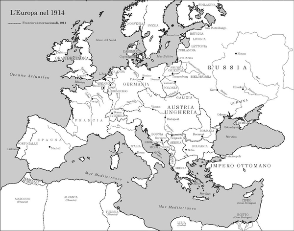 L’Europa nel 1914