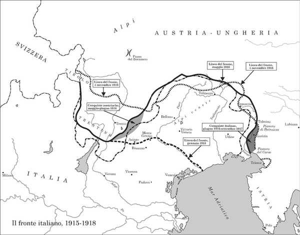 Il fronte italiano, 1915-1918