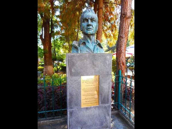 Busto di John Riley a San Ángel, Città del Messico