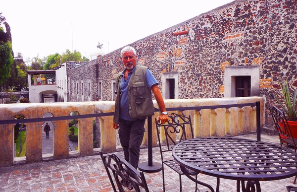 Terrazza su un patio interno di Churubusco