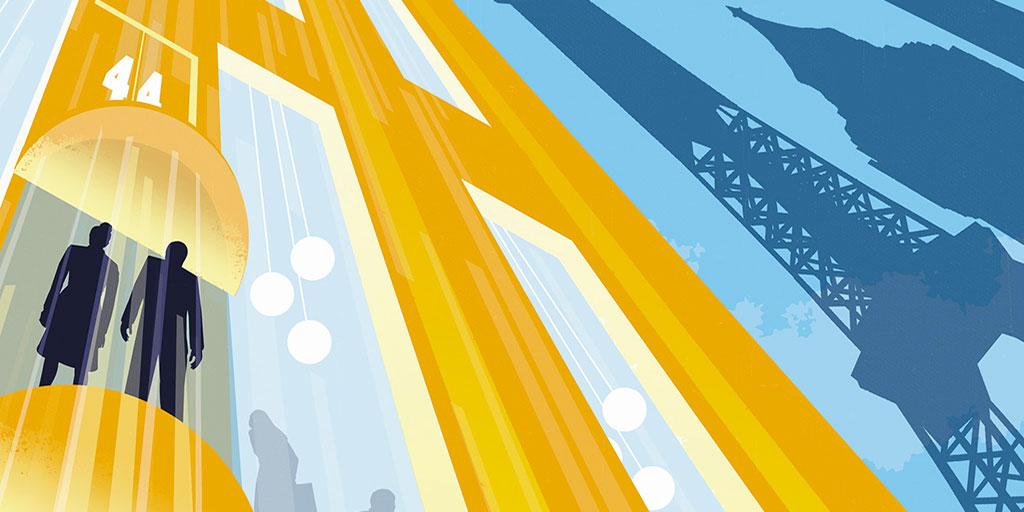 Un romanzo avvincente, in cui il grandioso si tinge dell’umorismo più cupo.