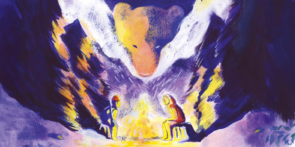 Ci vuole coraggio per attraversare il bosco.